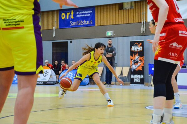 Toyota 1. DBBL, Hauptrunde, 15. Spieltag, Medical Instinct Veilchen BG74 Vs.GiroLive Panthers Osnabrueck 2024-01-14 medical instinct Veilchen BG74 vs. GiroLive Panthers Osnabrueck